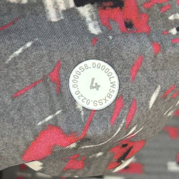 Lululemon Wunder Train Leggings Gray Abstract Print High Rise 25” Size 4 - Picture 9 of 9